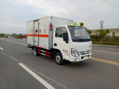 大力牌DLQ5030XFWSH型腐蝕性物品廂式運輸車